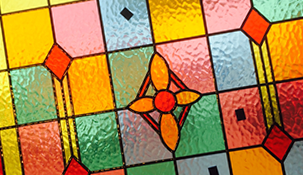 Stained glass window