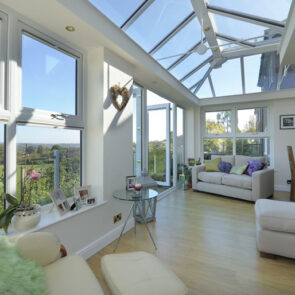 the interior of an orangery
