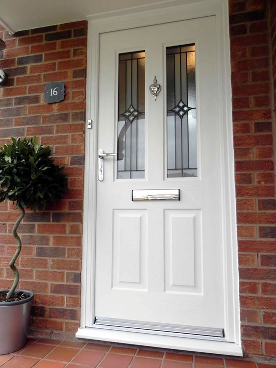 white-composite-door