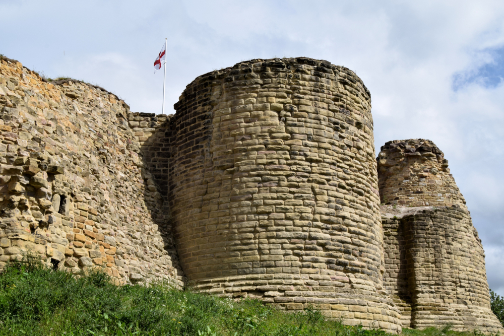 Pontefract,,West,Yorkshire/,England-,May,,26,,2019:,Pontefract,Castle,Ruin