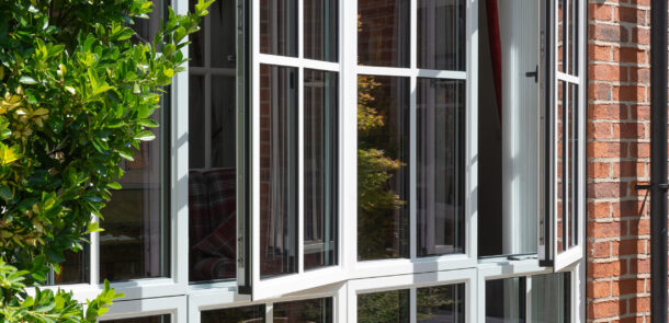 C25 – Classic Windows Stepped Flush w Georgian Bars Open – White