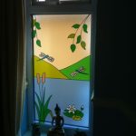 stained glass window